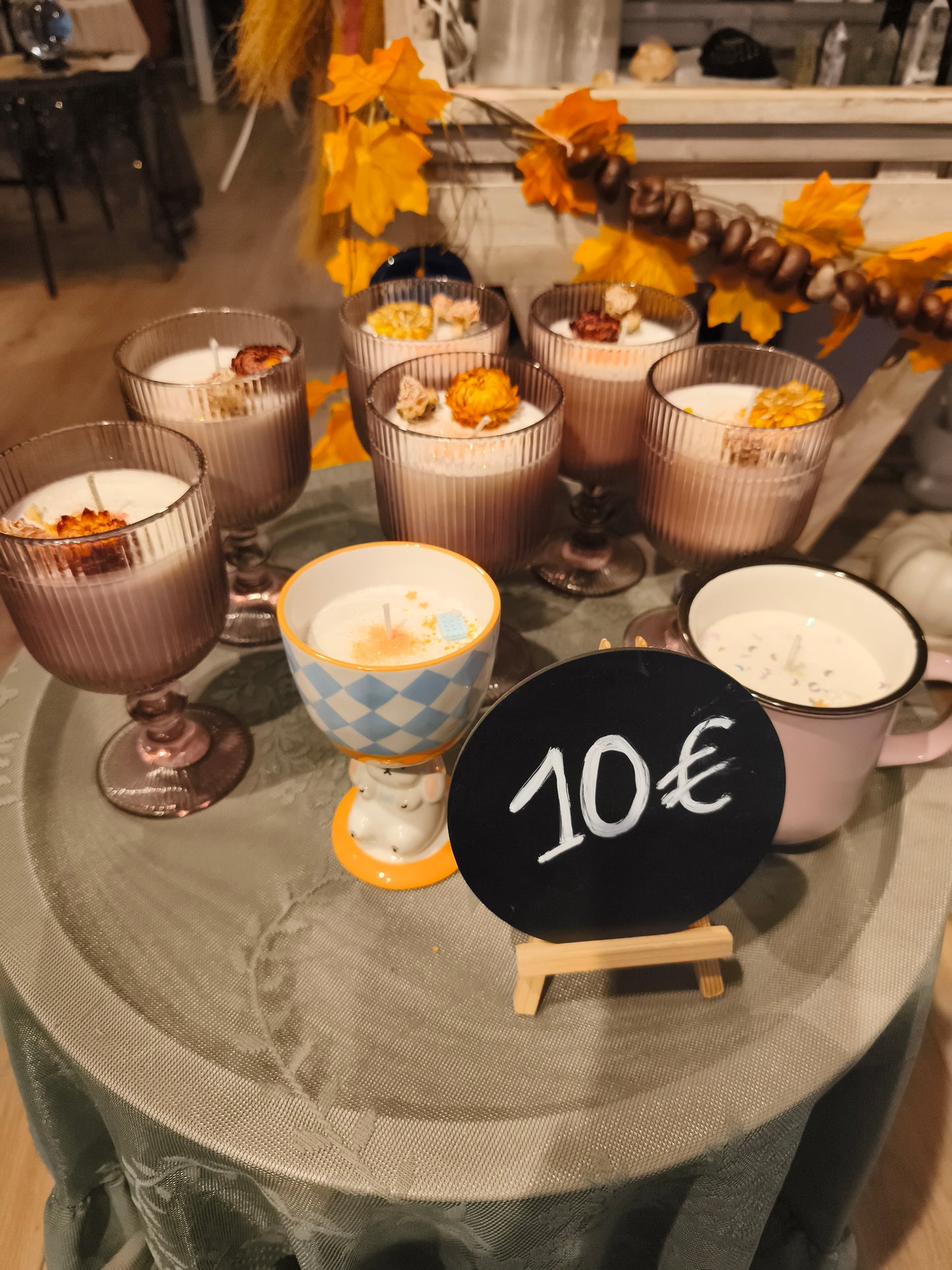 Velas variadas