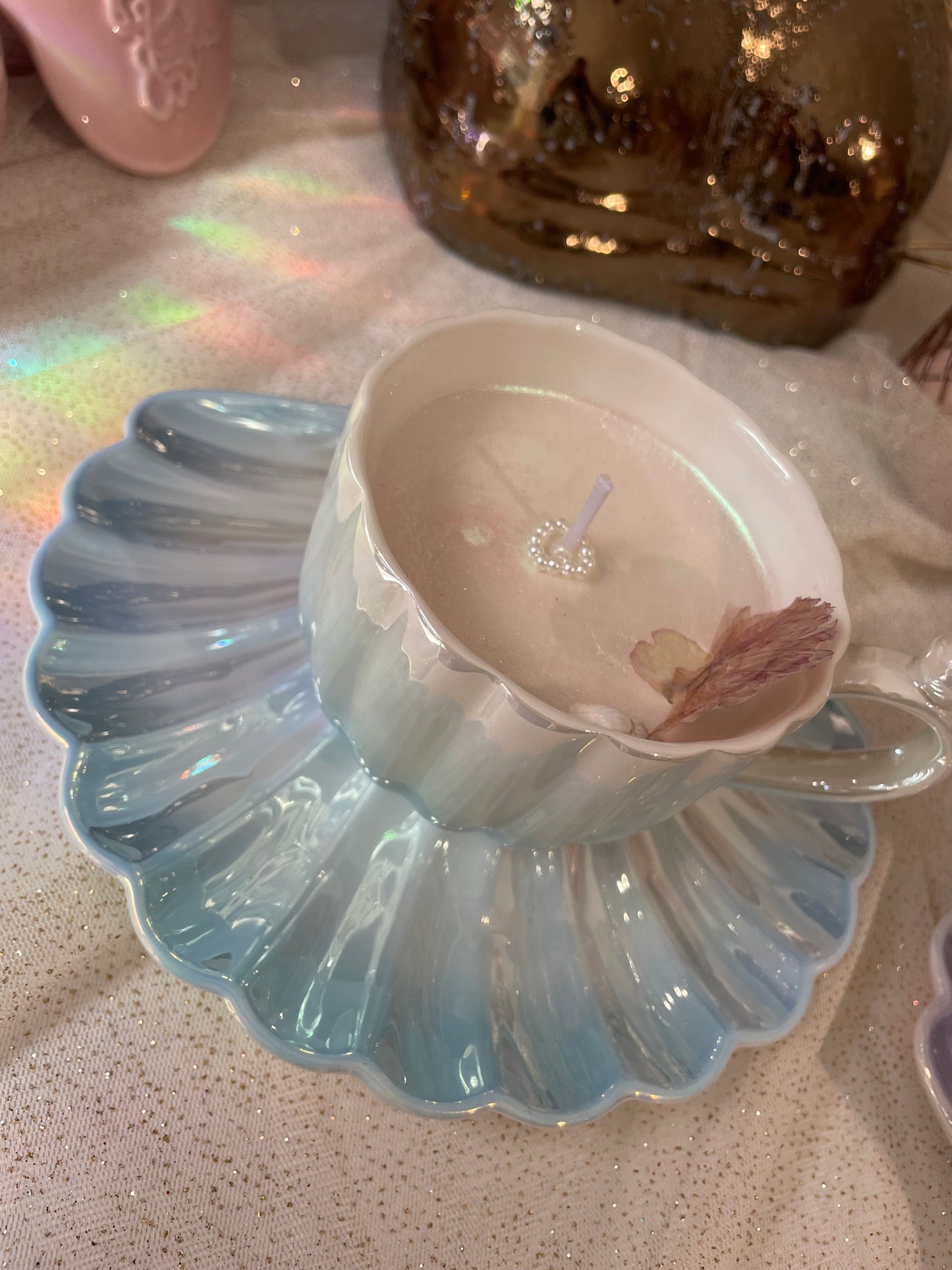 Vela Taza Nacarada