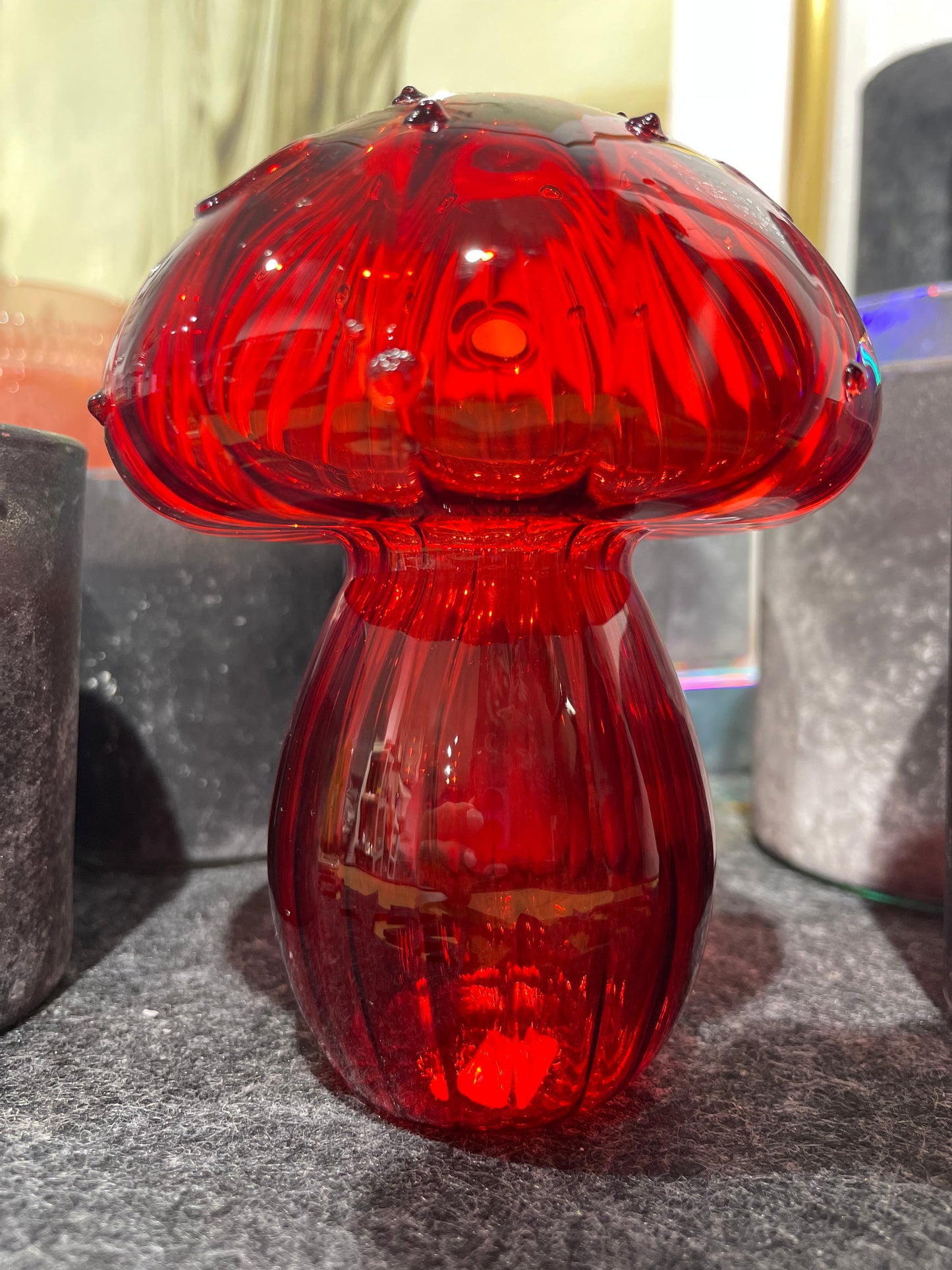 Jarrón Hongo Rojo